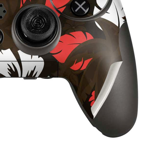 NFL Cleveland Browns Tropical Print PlayStation Scuf Vantage 2 Controller Skin